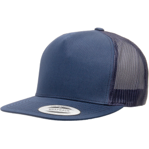 Flat Bill (Five Panel) Trucker Snapback
