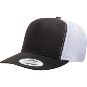 Flat Bill (Five Panel) Trucker Snapback
