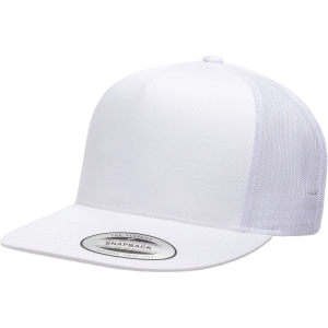 Flat Bill (Five Panel) Trucker Snapback