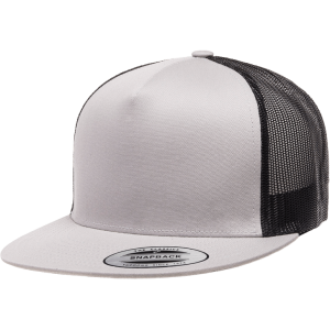 Flat Bill (Five Panel) Trucker Snapback