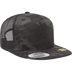 Flat Bill (Five Panel) Trucker Snapback