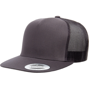 Flat Bill (Five Panel) Trucker Snapback