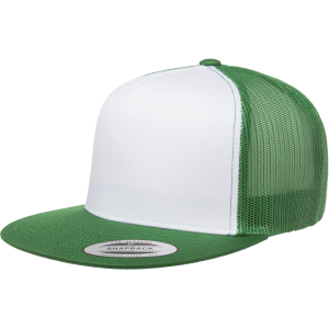 Flat Bill (Five Panel) Trucker Snapback