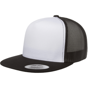 Flat Bill (Five Panel) Trucker Snapback