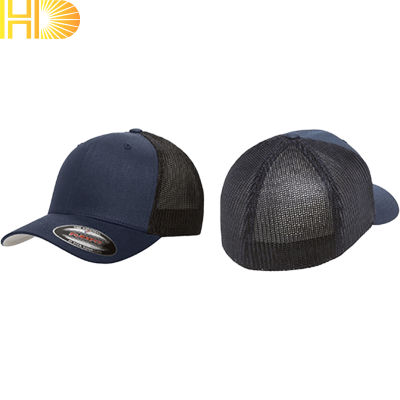 Flexfit Trucker Cap Fitted 6511 with custom embroidery, structured mid-profile design