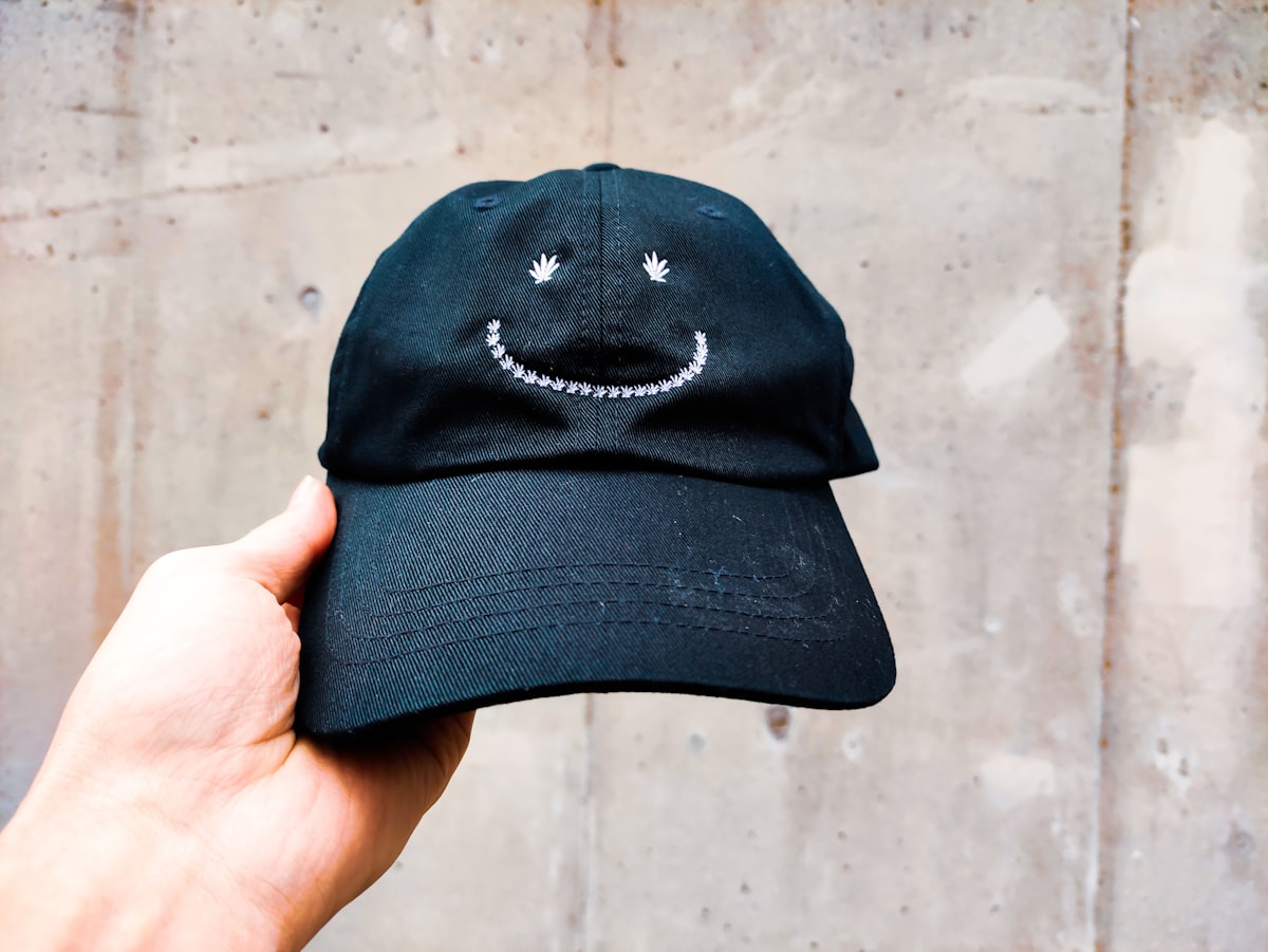 Team wearing matching custom 3D puff embroidery hats
