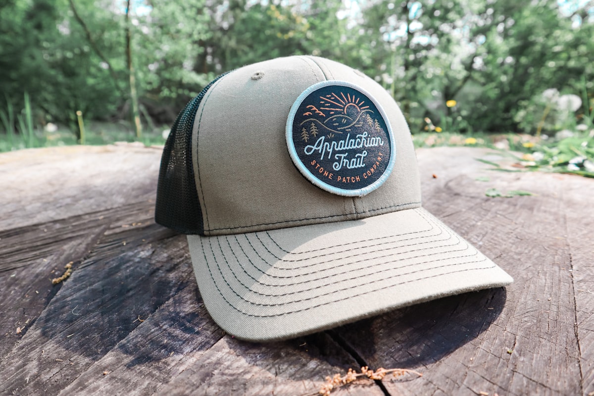 Team wearing matching custom trucker hats